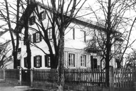 Das Göhring-Haus an der Feldmochinger Str. 222 um 1955
